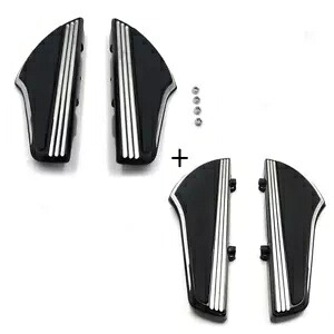 シャークフィン ディファイアンス ドライバー パッセンジャーフットボード ハーレー 12-16 ダイナ 00-17 ソフタイ用 Shark Fin Defiance Driver Passenger Footboard For Harley 12-16 Dyna 00-17 Softai 【並行輸入品】