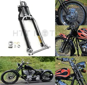 クロームスプリンガーフロントエンド+4長さハーレースポーツスターボバーチョッパーアーク用 Chrome Springer Front End +4 Length For Harley Sportster Bobber Chopper Arc 【並行輸入品】