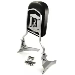 炎バックレストシーシーバー 2005-2012 スズキブルバード M50 VZ800 C50 VL800 C50T Flame Backrest Sissy Bar For 2005-2012 Suzuki Boulevard M50 VZ800 C50 VL800 C50T 【並行輸入品】