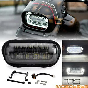 LED 変換ヘッドライト DRL キット Harley Dyna ファットボブ FXDF 2008-2017 DOT SAE 用 LED Conversion Headlight DRL Kit For Harley Dyna Fat Bob FXDF 2008-2017 DOT SAE 【並行輸入品】