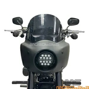 ストリートボブ用ヘッドライトフェアリング + フロントガラスキット (ヘッドライト延長ブロック付き) Headlight Fairing + Windshield Kits w/ Headlight Extension Blocks For Street Bob 【並行輸入品】 55,660円