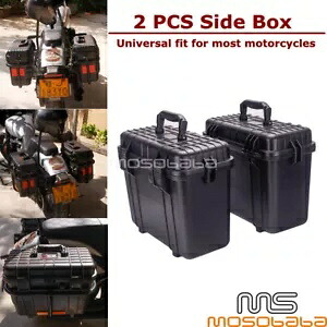 ABS プラスチック黒オートバイ荷物収納サドルバッグボックスケース BMW F650 ABS Plastic Black Motorcycle Luggage Storage Saddlebag Boxes Case For BMW F650 【並行輸入品】｜カスタムパーツ WORLD倉庫