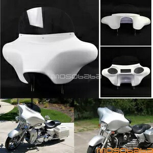 バットウィングフェアリング 6 × 9 スピーカーフロントガラスハーレーロードキング FLHR FLHRI FLHRC CVO Batwing Fairing 6x9 Speaker Windshield For Harley Road King FLHR FLHRI FLHRC CVO 【並行輸入品】