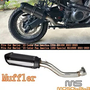 カーボンファイバー排気システムキットハーレーパンアメリカ 1250 スペシャル RA1250S 21+ Carbon Fiber Exhaust System Kits For Harley Pan America 1250 Special RA1250S 21+ 【並行輸入品】｜カスタムパーツ WORLD倉庫