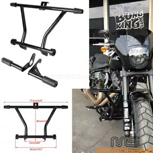 助手席ペグ ハイウェイ クラッシュ バー ハーレー ソフテイル ヘリテージ クラシック 114 FLHCS用 Passenger Peg Highway Crash Bar For Harley Softail Heritage Classic 114 FLHCS 【並行輸入品】