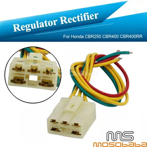 電圧レギュレータ整流器 5 ピンオスプラグコネクタホンダ CBR650F CBR250 Voltage Regulator Rectifier 5 Pin Male Plug Connector For Honda CBR650F CBR250 【並行輸入品】