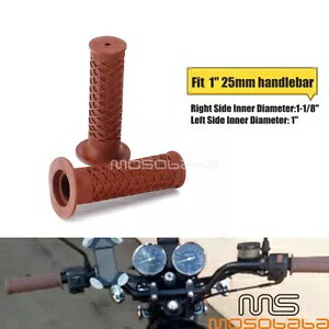 ラバーハンドグリップオートバイダートバイク 7/8 \'\'22 ミリメートルハンドルバースロットルグリップ Rubber Hand Grips Motorcycle Dirt Bike 7/8\'\' 22MM Handle Bars Throttle Grips 【並行輸入品】
