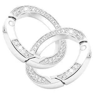キラキララインストーン O リングスプリングラウンドカラビナスナップクリップバックルラインストーン Bling Rhinestone O Rings Spring Round Carabiner Snap Clip Buckle Rhinestone 【並行輸入品】