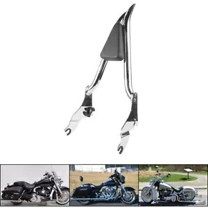 バックレスト シーシーバー 耐久性のある取り外し可能なハーレー エレクトラグライド 2009-2021 に適合 Backrest Sissy Bar Durable Detachable Fit For Harley Electra Glide 2009-2021 【並行輸入品】