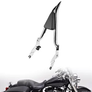 バックレスト シーシーバー クローム 乗客用 ハーレー ストリート グライド 2009-21 用 Backrest Sissy Bar Chrome Passenger Fit For Harley Street Glide 2009-21 【並行輸入品】