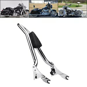 バックレストシーシーバー取り外し可能なオートバイハーレーロードグライド 2009-2023 に適合 Backrest Sissy Bar Detachable Motorcycle Fit For Harley Road Glide 2009-2023 【並行輸入品】