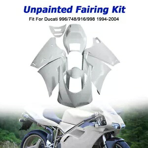 ボディワークフェアリングキット未塗装カウリングドゥカティ 996/748/916/998 2004 Bodywork Fairing Kit Unpainted Cowling Fit For Ducati 996/748/916/998 2004 【並行輸入品】