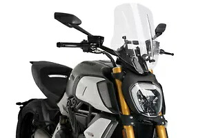 PUIG スクリーン ネイキッド N.G.ツーリング REGOLABILE DUCATI DIAVEL 1260 2020 クリア PUIG SCREEN NAKED N.G. TOURING REGOLABILE DUCATI DIAVEL 1260 2020 CLEAR 【並行輸入品】