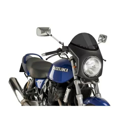 PUIG セミフェアレッド スクリーン ホンダ CB1100 EX/RS 17-20 ダークスモークブラック PUIG SEMI-FAIRED SCREEN HONDA CB1100 EX/RS 17-20 DARK SMOKE-BLACK 【並行輸入品】