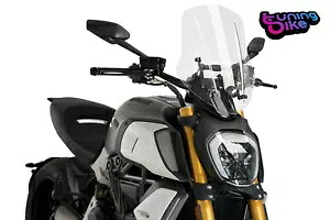 PUIG スクリーン ネイキッド N.G.ツーリング REGOLABILE DUCATI DIAVEL 1260 2021 クリア PUIG SCREEN NAKED N.G. TOURING REGOLABILE DUCATI DIAVEL 1260 2021 CLEAR 【並行輸入品】