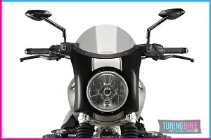 PUIG スクリーン セミファーリング BMW R ナイン T スクランブラー 2018 ライトスモークカーボン PUIG SCREEN SEMI FARING BMW R NINE T SCRAMBLER 2018 LIGHT SMOKE-CARBON 【並行輸入品】