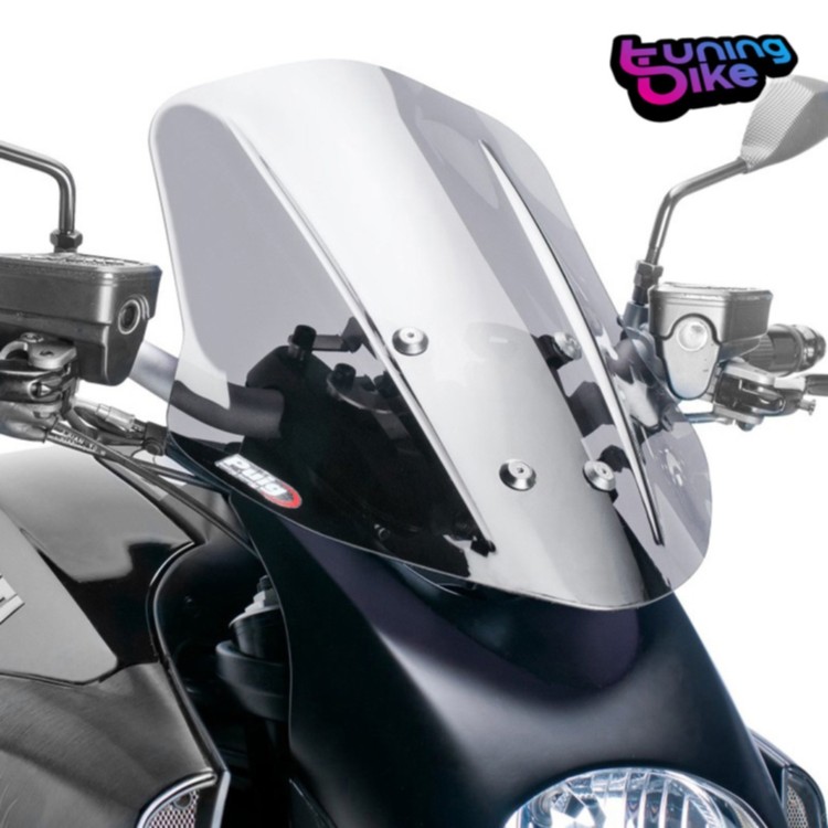 PUIG フロントガラス ネイキッド N.G.ツーリング ファー ドゥカティ ディアベル 2011 ゲトント- PUIG WINDSHIELD NAKED N.G. TOURING FUR DUCATI DIAVEL 2011 GETONT- 【並行輸入品】