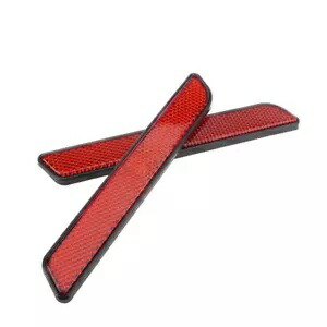 オートバイサドルバッグガードリフレクターステッカーカバーハーレー FLHT ストリートグライド用 Motorcycle Saddlebag Guard Reflector Stickers Cover For Harley FLHT Street Glide 【並行輸入品】