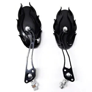 2 個ユニバーサルオートバイ 8 ミリメートル 10 ミリメートルバックミラー炎サイドミラーダートバイク 2pcs Universal Motorcycle 8mm 10mm Rearview Mirrors Flame Side Mirror Dirt bike 【並行輸入品】 33,605円