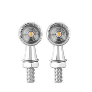 12V オートバイ LED ブレットミニターンシグナルブレーキライトウインカーインジケータランプ 12V Motorcycle LED Bullet Mini Turn Signal Brake Light Blinker Indicators Lamp 【並行輸入品】