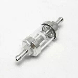 8 ミリメートルユニバーサルオートバイガス燃料フィルタークリーナーホンダヤマハスズキツーリング用 8mm Universal Motorcycle Gas Fuel Filter Cleaner For Honda Yamaha Suzuki Touring 【並行輸入品】