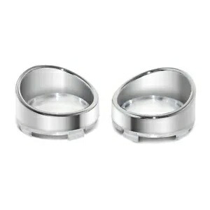 オートバイターンシグナルライトバイザートリムリングベゼルレンズハーレースポーツスター用 Motorcycle Turn Signal Light Visor Trim Rings Bezels Lens For Harley Sportster 【並行輸入品】
