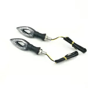12v ユニバーサルオートバイターンシグナルインジケータランプ LED ウインカーライトダートバイク 12v Universal Motorcycle Turn Signal Indicator Lamp LED Blinker Light Dirt bike 【並行輸入品】
