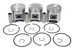 Polaris Indy XCR 600、1995 1996 1997、3 標準ボア ピストン / ピストン Polaris Indy XCR 600, 1995 1996 1997, 3 Std Bore Pistons / Piston 【並行輸入品】