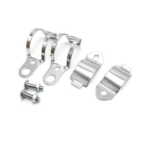 ユニバーサルオートバイ 33-43MM ウインカー再配置フォーククランプブラケットツーリング Universal Motorcycle 33-43MM Turn Signals Relocation Fork Clamps Bracket Touring 【並行輸入品】