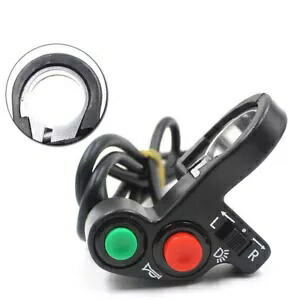 オートバイのハンドルバースイッチホーンターンシグナルオン/オフボタンライトスイッチATV Motorcycle Handlebar Switch Horn Turn Signals On/Off Button Light Switches ATV 【並行輸入品】