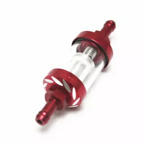 ユニバーサル 8 ミリメートルインラインガス燃料オイルフィルターオートバイカフェレーサーオールドスクールボバー Universal 8mm Inline Gas Fuel Oil Filter Motorcycle Cafe Racer Old School Bobber 【並行輸入品】