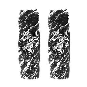 ユニバーサルオートバイバイクフロントフォークスカルデカールグラフィックステッカーオールドスクール Universal Motorcycle Bike Front Fork Skull Decals Graphic Stickers Old School 【並行輸入品】