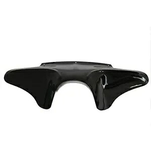 ハーレーダビッドソン FLSTC 06-06 用グロスブラック ヘッドライト アウター バットウィング フェアリング Gloss Black Headlight Outer Batwing Fairing for Harley-Davidson FLSTC 06-06 【並行輸入品】