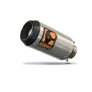 Toro GP サイレンサー、ステンレス、51mm スプリングフィット用カーボンキャップ付き Toro GP Silencer,Stainless w/Carbon Cap for 51mm Spring Fit 【並行輸入品】