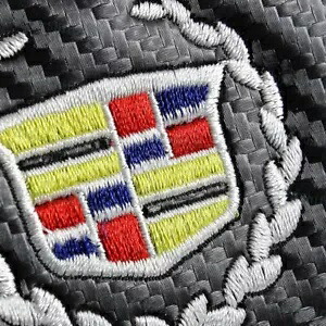X2 カーボンファイバールック刺繍シートベルトカバーショルダーパッドキャデラック用新 X2 Carbon Fiber Look Embroidery Seat Belt Cover Shoulder Pads for CADILLAC New 【並行輸入品】