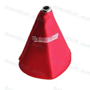 新しい MAZDASPEED シフトノブ シフター ブーツ カバー MT/AT レーシング生地 MS マツダ用 New MAZDASPEED shift knob Shifter Boot Cover MT/AT Racing Fabric for MS MAZDA 【並行輸入品】