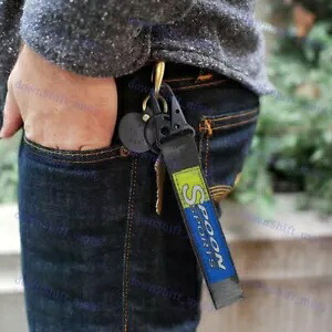 ユニバーサル キーホルダー メタル キー リング フック ストラップ ストラップ ナイロン SPOON SPORTS用 新品 Universal Keychain Metal key Ring Hook Strap Lanyard Nylon for SPOON SPORTS NEW 【並行輸入品】