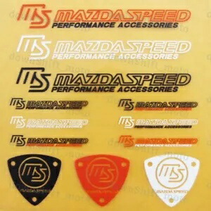12 個 (セット) マツダスピード反射車窓ビニールデカールステッカーマツダ用 12pcs (Set) MazdaSpeed Reflective Car Window Vinyl Decal Sticker For Mazda 【並行輸入品】
