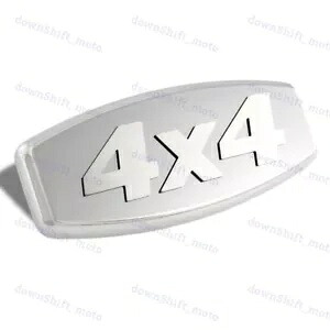 Bully 3D ステンレススチール ヒッチカバー 2インチ/1.25インチ トレーラー牽引レシーバー 4X4 ロゴ付き Bully 3D Stainless Steel Hitch Cover 2\