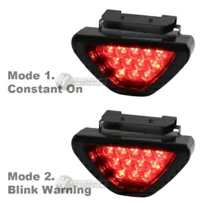 スポーティ F1 スタイル トライアングル 12 LED リアストップテール 3rd ブレーキライト ユニバーサル SPORTY F1 Style Triangle 12-LED Rear Stop Tail 3rd Brake Lights Universal 【並行輸入品】