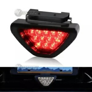 スポーティ F1 スタイル トライアングル 12 LED リアストップテール 3rd ブレーキライト ユニバーサル SPORTY F1 Style Triangle 12-LED Rear Stop Tail 3rd Brake Lights Universal 【並行輸入品】