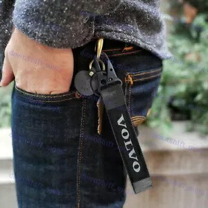 ユニバーサルキーホルダーメタルキーリングフックストラップストラップナイロンボルボ用新品 Universal Keychain Metal key Ring Hook Strap Lanyard Nylon for VOLVO BRAND NEW 【並行輸入品】