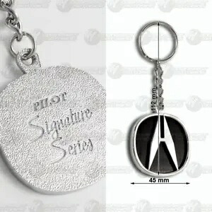 Acura ロゴ ダイキャスト クロムメタル キーフォブ キーリング キーホルダー ストラップ パイロット Acura Logo DIE CAST Chrome Metal Key Fob Keyring Keychain Lanyard Pilot 【並行輸入品】