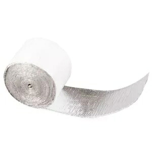 反射シルバー高温熱反射粘着ロール 2 インチ x 15 フィート Reflective Silver High-Temperature Heat Reflective Adhesive Backed Roll 2\