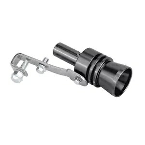 BLACK フェイクターボサウンド エキゾーストホイッスル ブローオフバルブシミュレーター ウィスラー XL BLACK Fake Turbo Sound Exhaust Whistle Blow off Valve Simulator Whistler XL 【並行輸入品】