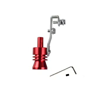 ユニバーサルレッドフェイクターボサウンドエキゾーストブローオフバルブシミュレーターウィスラーS Universal Red Fake Turbo Sound Exhaust Blow off Valve Simulator Whistler S 【並行輸入品】