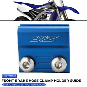ブルーフロントブレーキラインホースフォーククランプホルダーヤマハ YZ65 YZ85 YZ250FX YZ450F Blue Front Brake Line Hose Fork Clamp Holder For YAMAHA YZ65 YZ85 YZ250FX YZ450F 【並行輸入品】