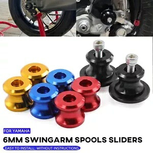 6 ミリメートルスイングアームスプールスライダーヤマハ YZFR1 YZFR3 YZF R25 YZF R6/S YZFR7 XSR900 6MM Swingarm Spools Sliders For YAMAHA YZFR1 YZFR3 YZF R25 YZF R6/S YZFR7 XSR900 【並行輸入品】 32,890円