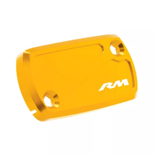 フロントブレーキリザーバー液カバーキャップスズキ RM 125 RM250 1989-2008 RM ロゴ Front Brake Reservoir Fluid Cover Cap For SUZUKI RM 125 RM250 1989-2008 RM LOGO 【並行輸入品】