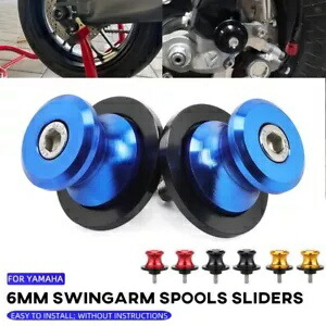 6 ミリメートルスイングアームスプールヤマハ MT01 MT03 MT25 FJ09 FZ 09 XSR 900 MT09 トレーサー 900 6MM Swingarm Spools For YAMAHA MT01 MT03 MT25 FJ09 FZ 09 XSR 900 MT09 Tracer 900 【並行輸入品】